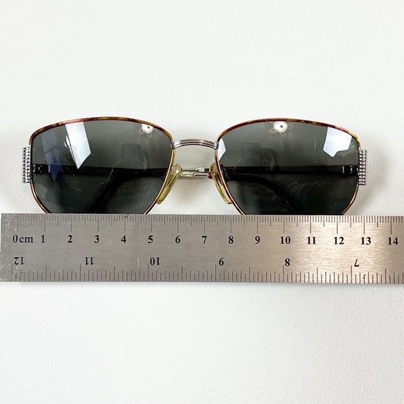 Valentino Italy Eyeglasses Frame V372 998 Aviator Metal Tortoise 55-16-130